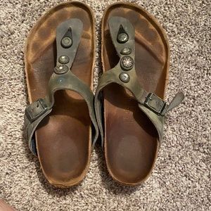 Green Birkenstock’s Decorative